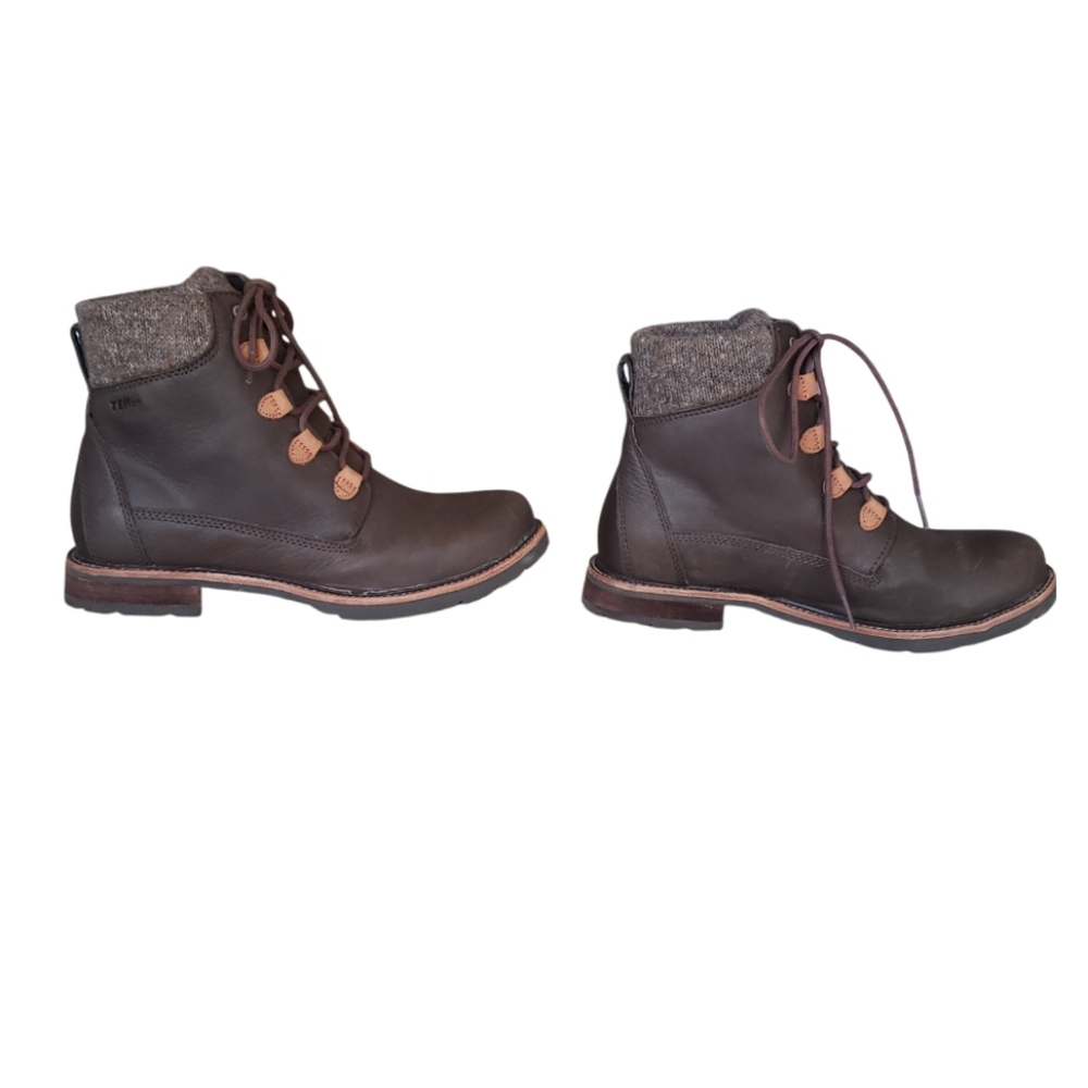LL BEAN East Point Leather Chelsea Ankle Boots Waterproof TEK2.5 Brown Size 9. - Picture 3 of 14